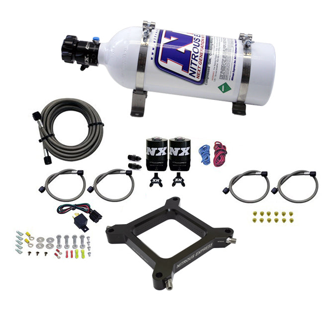 4150 Assassin Plate Pro Power Nitrous Kit <br> 100-500HP w/5lb Bottle