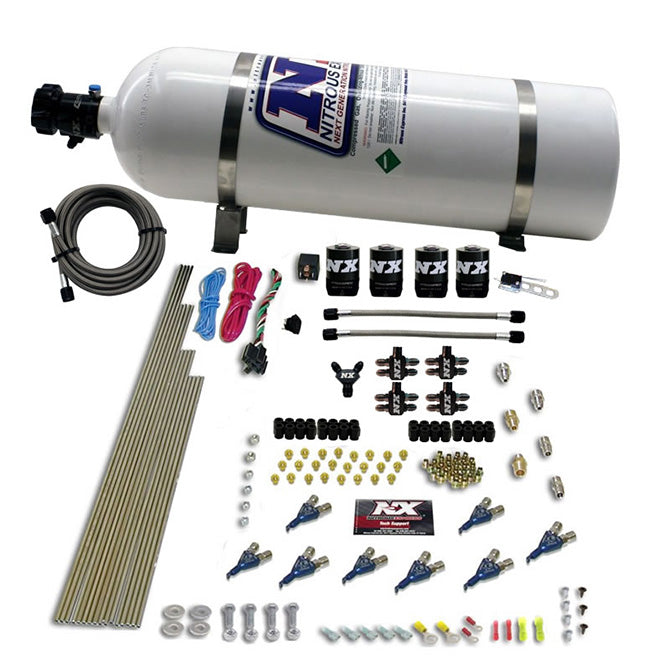 Piranha Direct Port Nitrous Kit <br> 200-500HP w/15lb Bottle