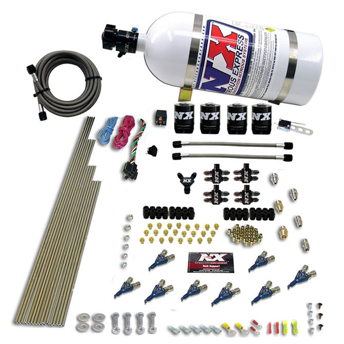 8 Cyl Alcohol Nitrous Kit <br> 250-550HP w/10lb Bottle