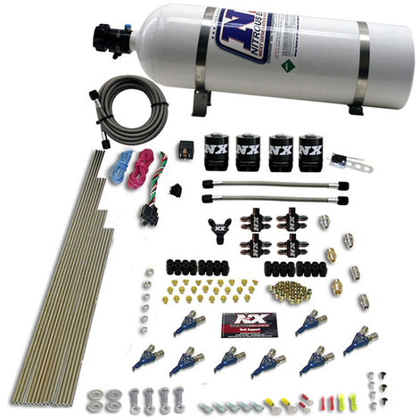 8 Cyl Alcohol Nitrous Kit <br> 250-550HP w/15lb Bottle