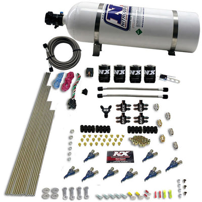 8 Cyl Alcohol Nitrous Kit <br> 250-550HP w/15lb Bottle