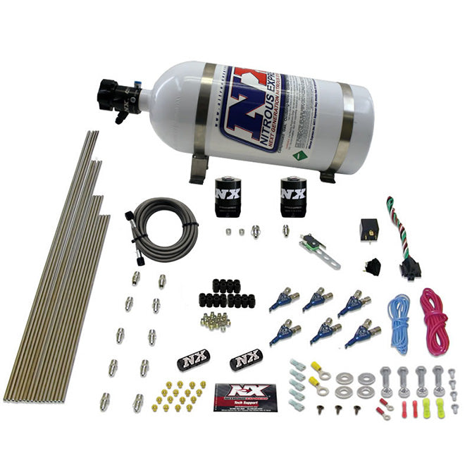 6 Cyl Gas Nitrous Kit <br> 150-375HP w/10lb Bottle