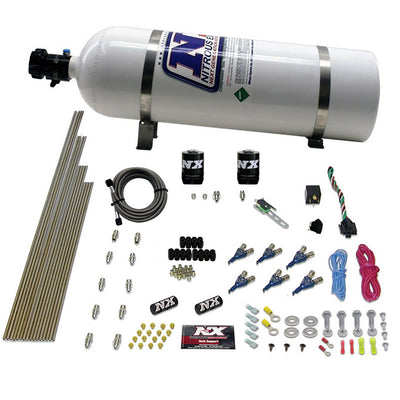 6 Cyl Gas Nitrous Kit w/15lb Bottle <br> 150-375HP w/15lb Bottle
