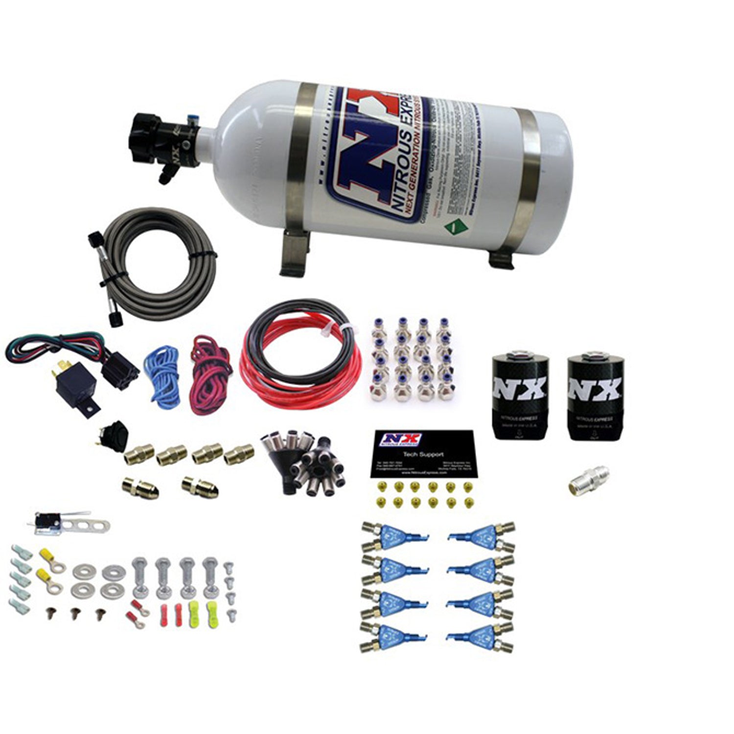Shark Rail Nitrous Kit w/10lb Bottle <br> Universal Application