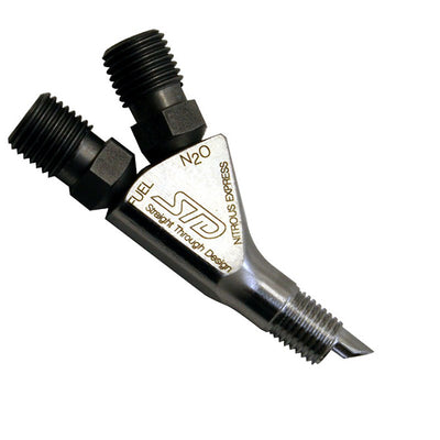 Straight Thru Design Nozzle w/Fittings <br> Universal Fit