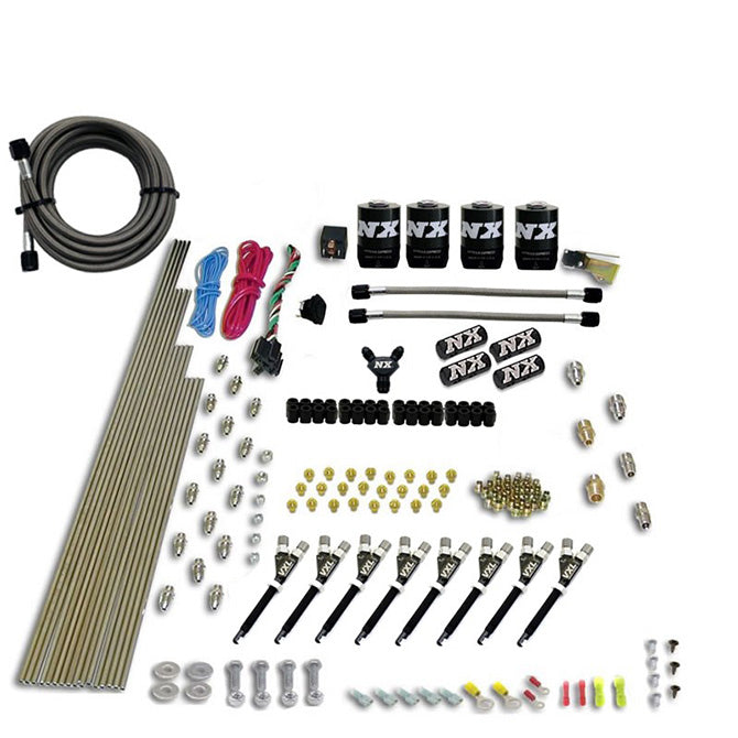Direct Port 4 Solenoids Nitrous Kit <br> 200-500HP w/No Bottle