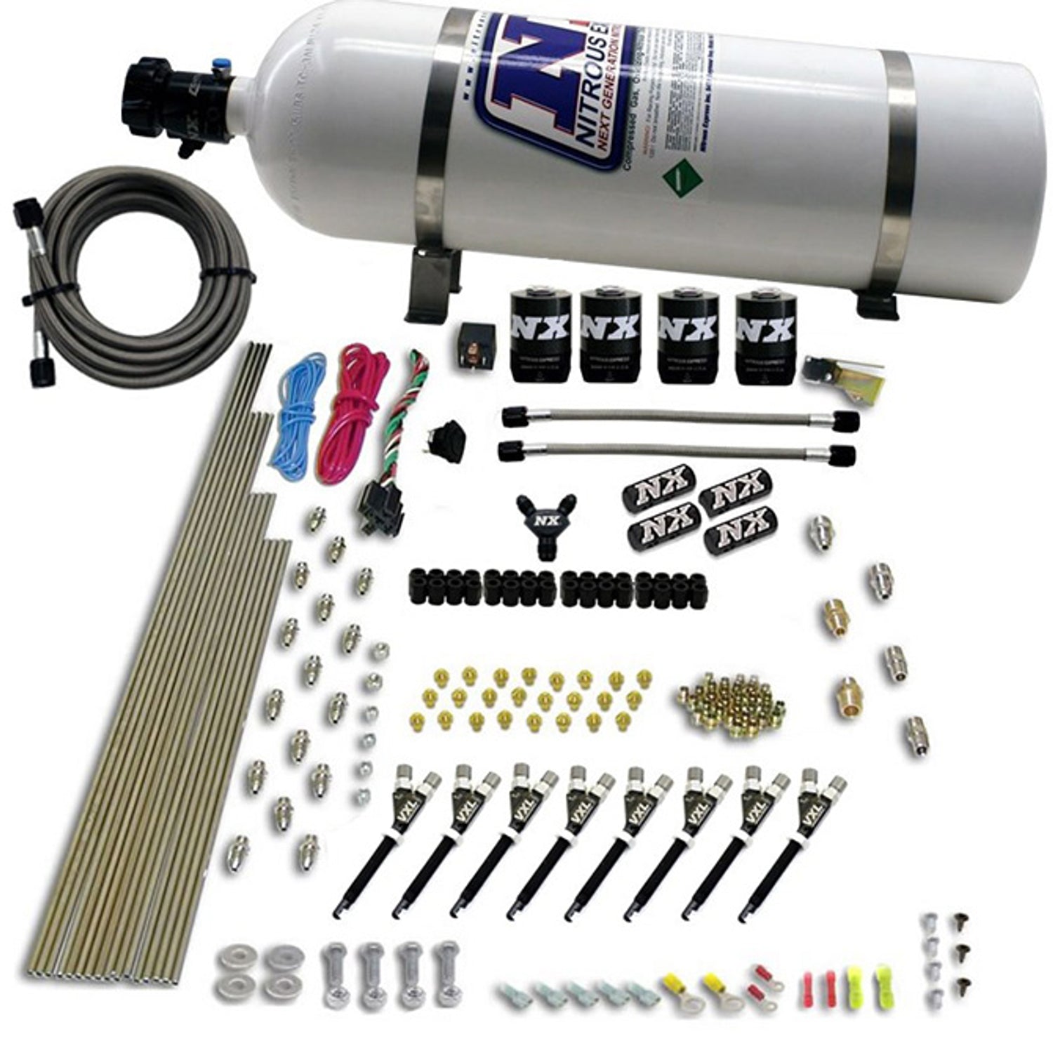 Direct Port Nitrous Kit w/15lb Bottle <br> 200-500HP w/15lb Bottle