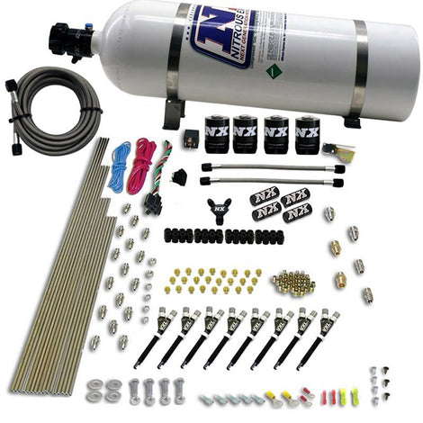 Direct Port Nitrous Kit w/15lb Bottle <br> 200-500HP w/15lb Bottle