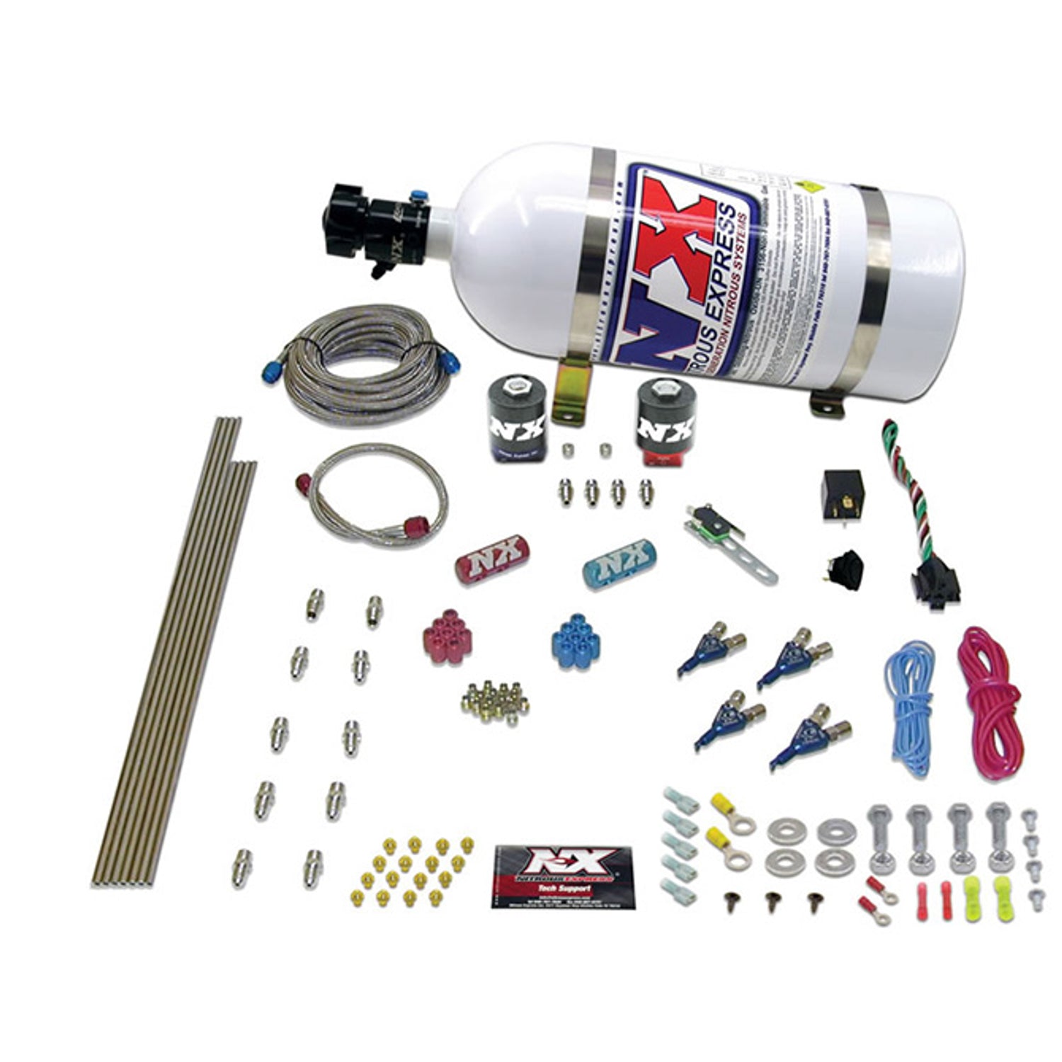4 Cyl Alcohol Nitrous Kit w/Composite Bottle <br> 125-275HP Rated