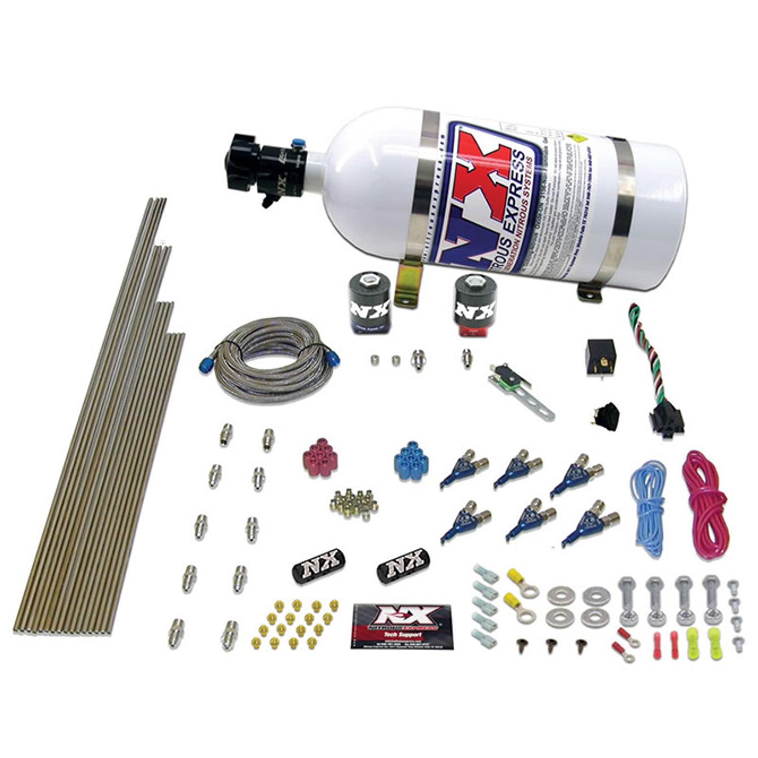 6 Cyl Alcohol Nitrous Kit w/Composite Bottle <br> 150-375HP Rated