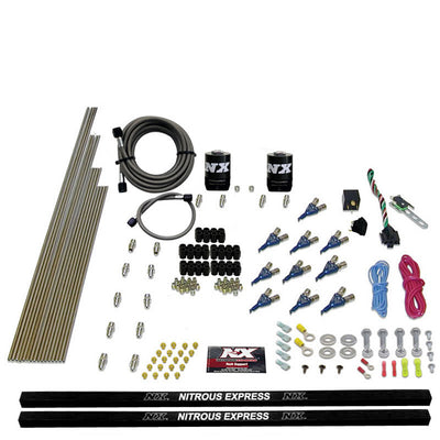 10 Cyl Piranha Nozzle Direct Port Nitrous Kit <br> 250-500HP