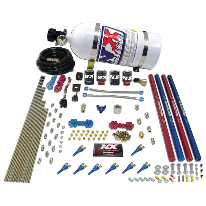 2 Solenoid Nitrous Kit w/Composite Bottle <br> 250-650HP Rated