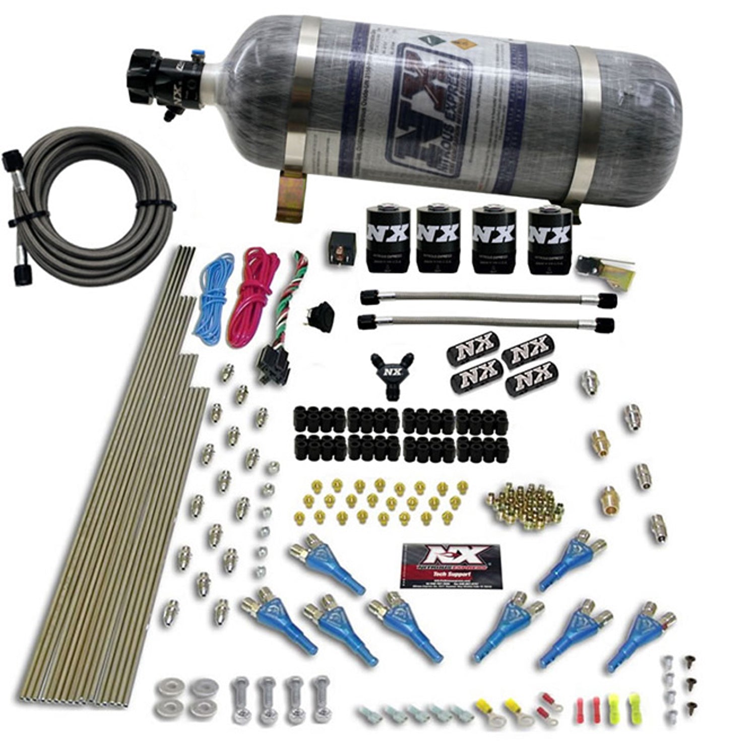 8 Cyl Shark Direct Port Nitrous Kit <br> 200-600HP Rated