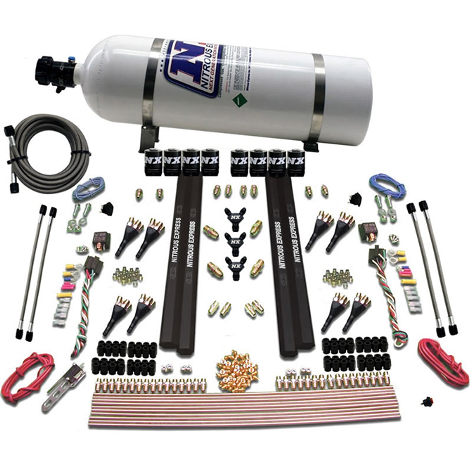 SX2 Dual Stage Nitrous Kit w/15lb Bottle <br> Universal Application