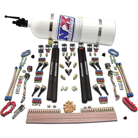 SX2 Dual Stage/Alcohol 8 Solenoid Nitrous Kit <br> 200-1200HP Rated