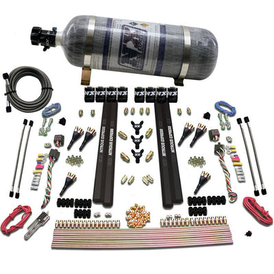 6 Cyl SX2 Dual Stage Nozzle Nitrous Kit w/12lb Bottle <br> Universal Application