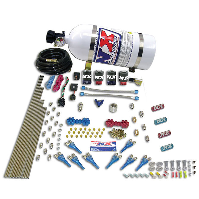 Street Shark Gas Nitrous Kit w/Composite Bottle <br> 100-150-250HP Rated