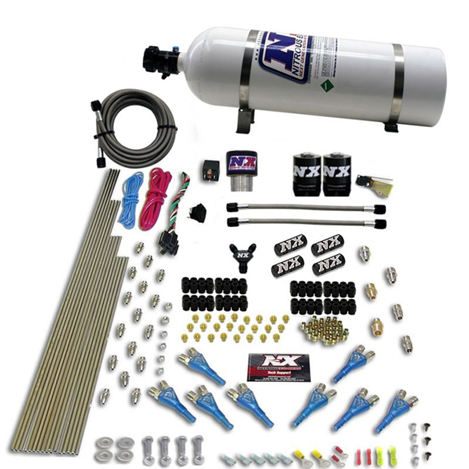 Supershark 3-Solenoid Nitrous Kit w/15lb Bottle <br> Universal Application