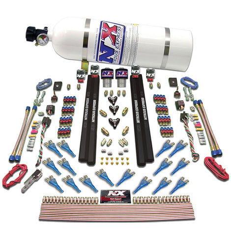 Shark Dual Stage Nitrous Kit w/Composite Bottle <br> 200-1200HP Rated