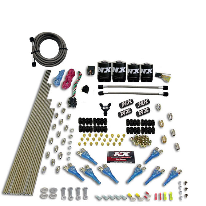 8 Cyl Shark Direct Port 4 Solenoids Nitrous Kit <br> Universal Application