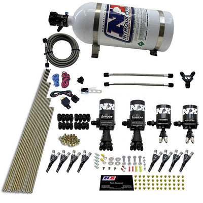 8 Cyl Shark Direct Port Nitrous Kit w/10lb Bottle <br> 200-600HP Rated