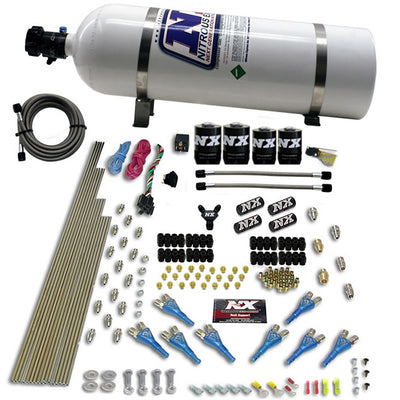 8 Cyl Shark Direct Port Nitrous Kit w/15lb Bottle <br> 200-600HP