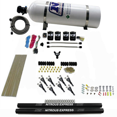 Nitrous Kit w/Rails and 15lb Bottle <br> 200-600HP Rated