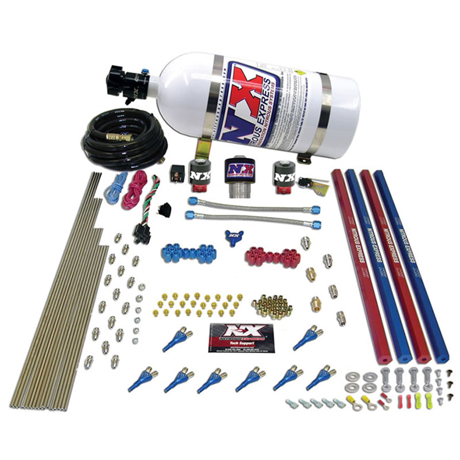 Nitrous Kit w/Rails & Composite Bottle <br> 200-600HP Rated