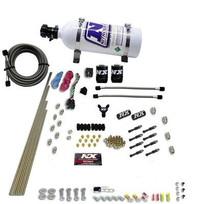 8 Cyl Dry Direct Port Nitrous Kit w/5lb Bottle <br> 200-600HP Rated