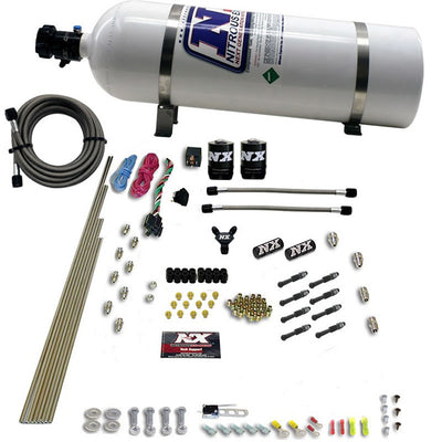 8Dry Direct Port Nitrous Kit w/15lb Bottle <br> 200-600HP Rated