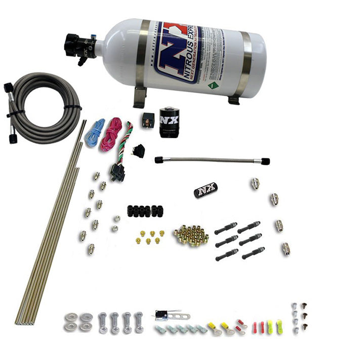6 Cyl Dry Direct Port Nitrous Kit w/ 10lb Bottle <br> Universal Fit