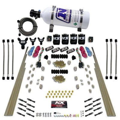8 Cyl Dry Direct Port Dual Stage Nitrous Kit <br> 200-600HP Rated