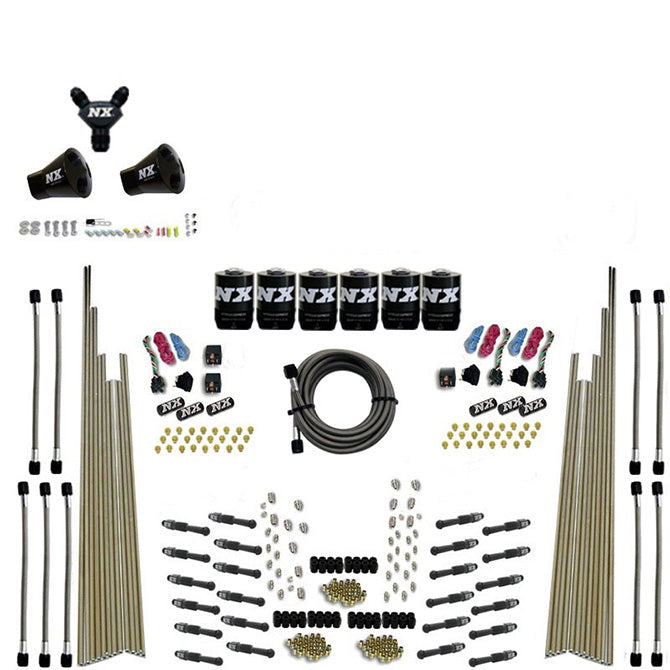 8 Cyl Dry Direct Port Three Stage Nitrous Kit <br> 200-600HP w/o Bottle