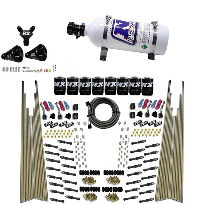 8 Cyl Dry Direct Port Nitrous Kit w/5lb Bottle <br> Universal Application