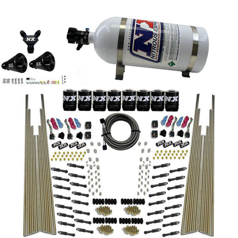 8 Cyl Dry Direct Port Nitrous Kit w/10lb Bottle <br> 200-600HP w/10lb Bottle