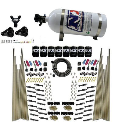 8 Cyl Dry Direct Port Nitrous Kit w/10lb Bottle <br> 200-600HP w/10lb Bottle