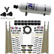 8 Cyl Dry Direct Port Four Stage Nitrous Kit <br> 200-600HP w/15lb Bottle