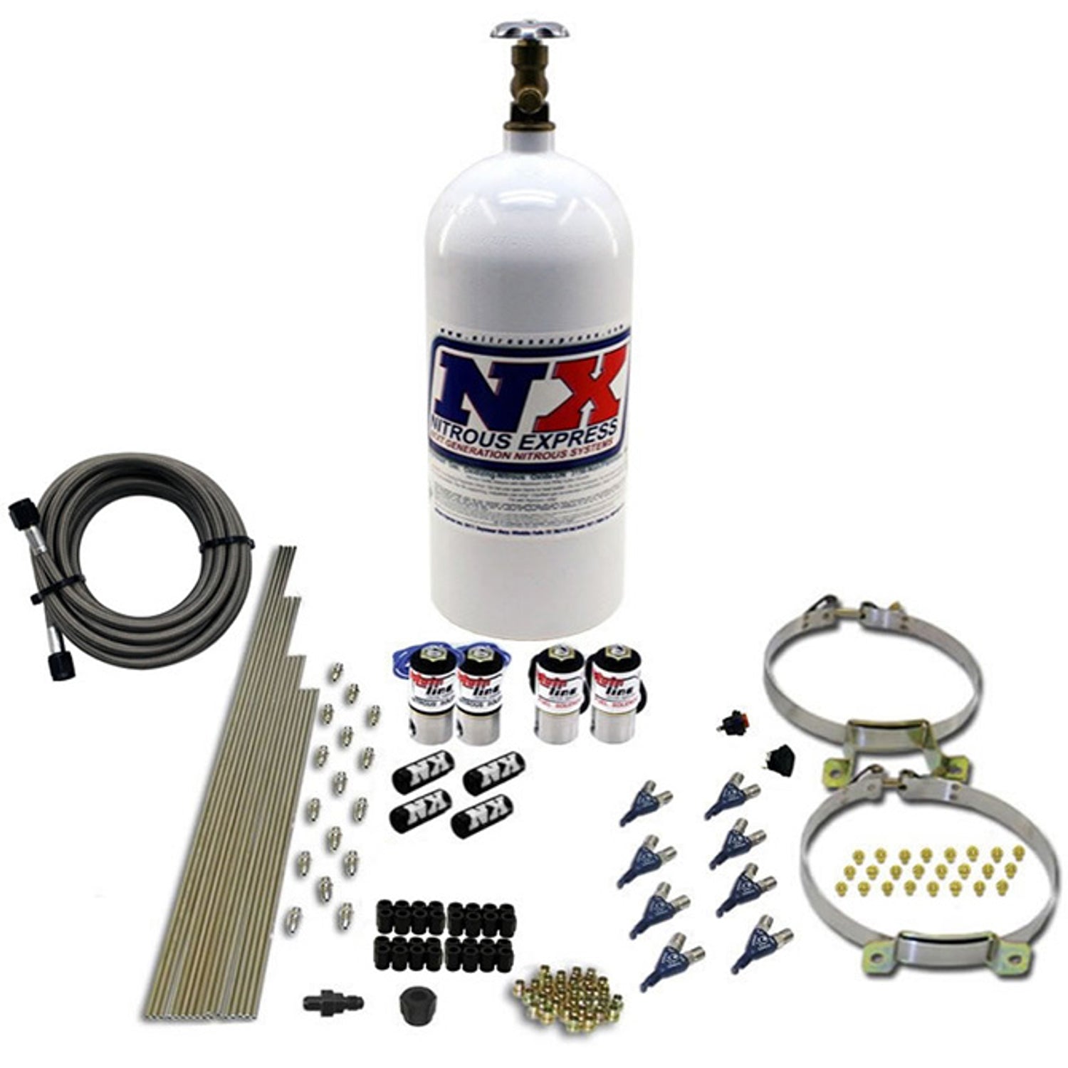 Mainline Direct Port Low Press Nitrous Kit <br> With 10lb Bottle