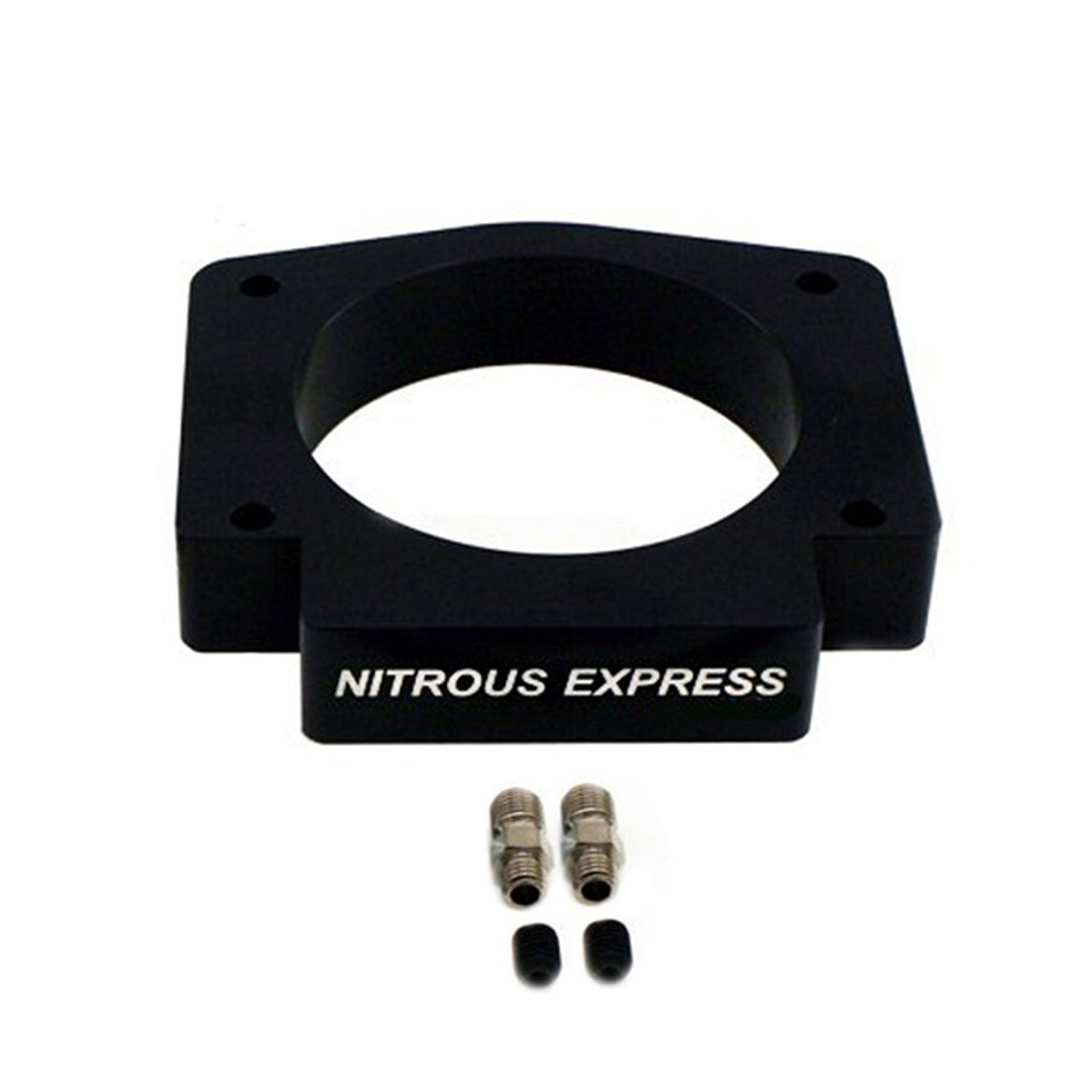 90mm 4 Bolt LS Nitrous Plate Only <br> 98-20 Chevy/GMC/Cadillac/Buick/Pontiac/Hummer