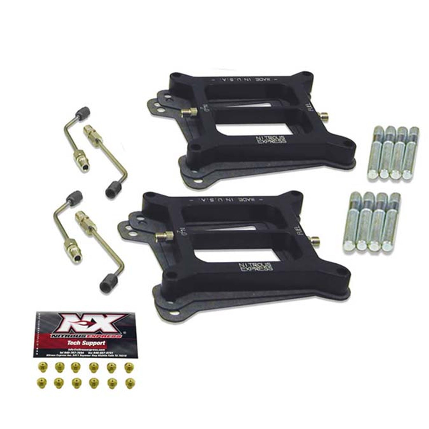 Dual 4150 Stage Six Nitrous Plate Conversion <br> Universal Application