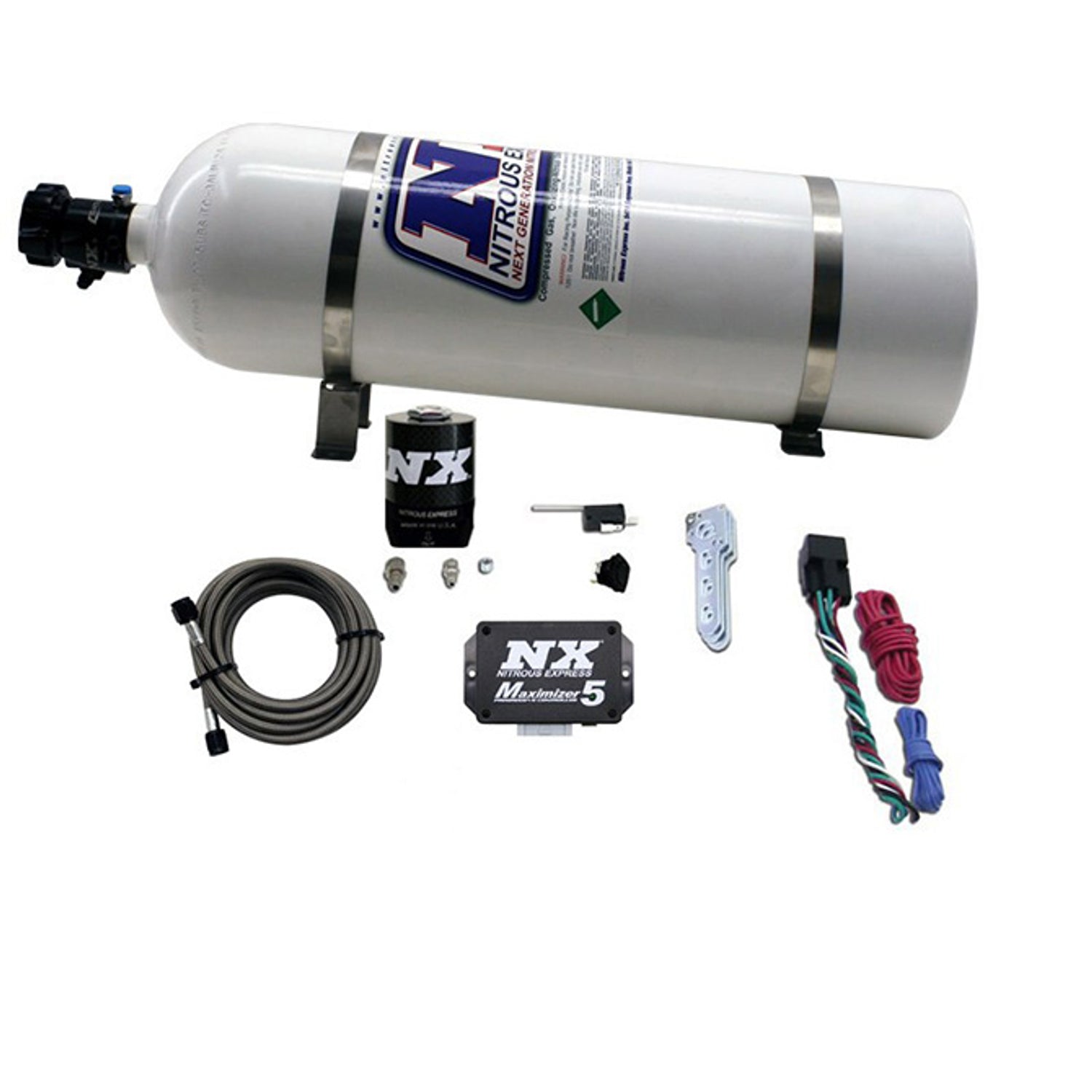 Universal Diesel Nitrous Kit <br> With Progressive Controller/15lb Bottle