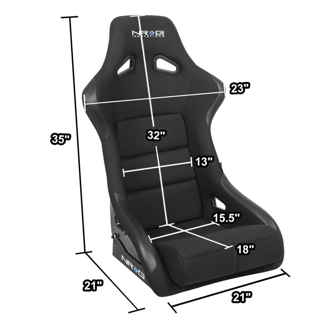 23 W X 18 D X 34 in.H Fiberglass Bucket Racing Seat <br>Universal
