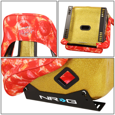 21 W X 36 H X 18 in.D ULTRA Prisma Fixed Back Bucket Racing Seat<br>Universal