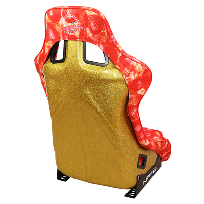 21 W X 36 H X 18 in.D ULTRA Prisma Fixed Back Bucket Racing Seat<br>Universal