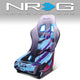 Mix Sparkled Paint Back Prisma Bucket Racing Seat <br> Overall Dimension ( in.): 22 W X 34 H X 16 D