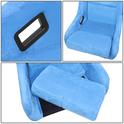 FRP Gold Mix Paint Back Prisma Bucket Racing Seat <br> Overall Dimension ( in.): 24 W X 36 H X 18 D