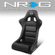 20 W X 36 H X 18.5 in.D Medium Size Black Vinyl Fixed Back Bucket Racing Seat<br>Universal