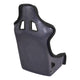 Prisma Black Sparkled Fiberglass Bucket Racing Seat <br> Oversall DImension(in.): 19 L X 18 W X 34.5 H