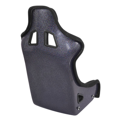 Prisma Black Sparkled Fiberglass Bucket Racing Seat <br> Oversall DImension(in.): 19 L X 18 W X 34.5 H