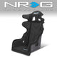Prisma Black Sparkled Fiberglass Bucket Racing Seat <br> Overall Dimension ( in.): 24.5 W X 36 H X 21 D